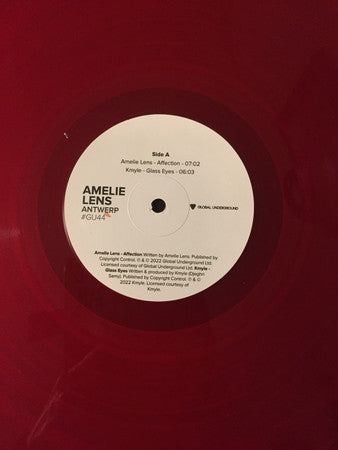 Amelie Lens - Antwerp #GU44 — back sleeve