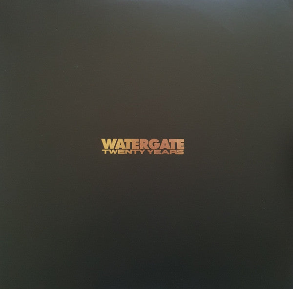 Various - Watergate Twenty Years Anniversary Compilation — front sleeve
