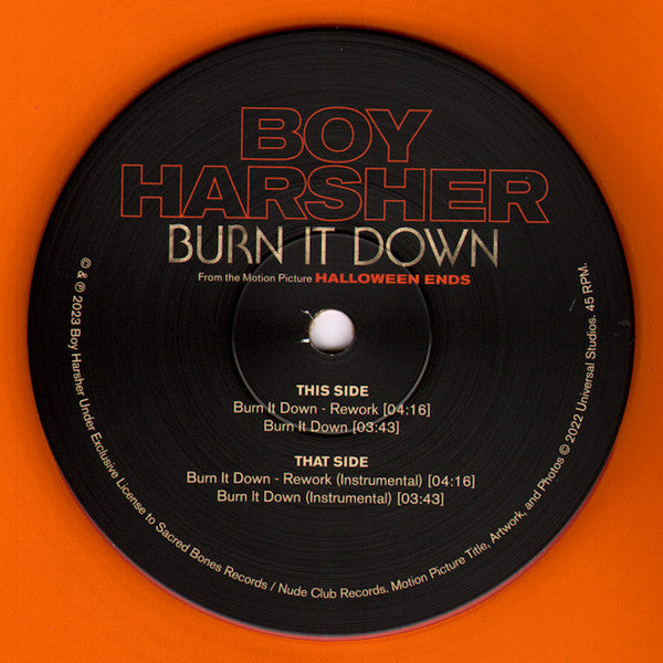 Boy Harsher : Burn It Down (12", EP, Maxi, Ltd, Pum)