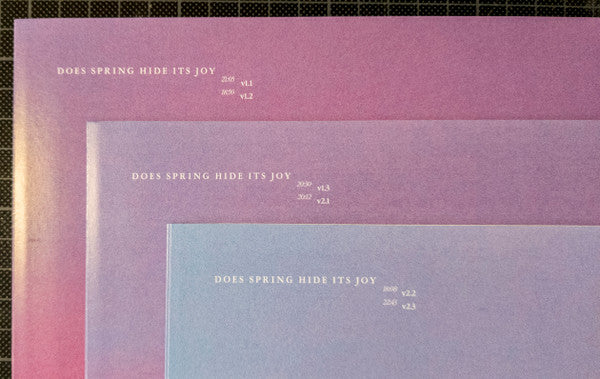 Kali Malone Featuring Stephen O'Malley & Lucy Railton : Does Spring Hide Its Joy (3xLP, Album)