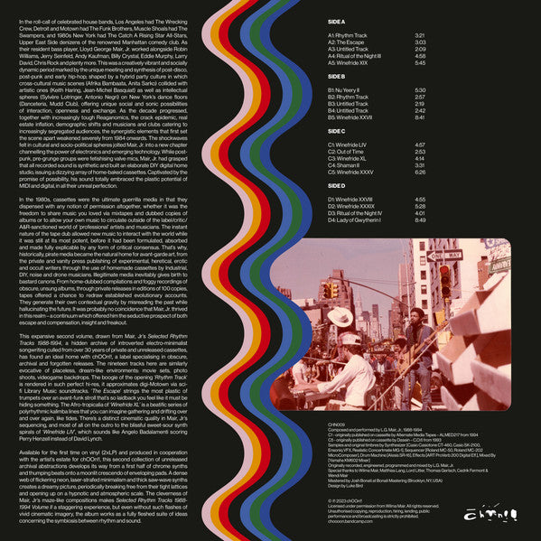 L.G. Mair, Jr. - Selected Rhythm Tracks 1988-1994 Volume II — back sleeve
