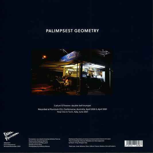 Anthony Pateras : Two Solos (LP, Album, Ltd)