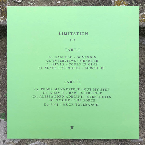 Various - Limitation — back sleeve