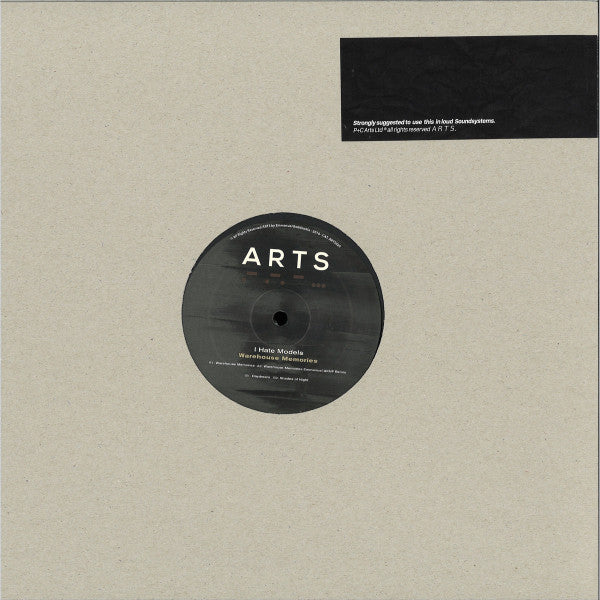I Hate Models - Warehouse Memories — back sleeve