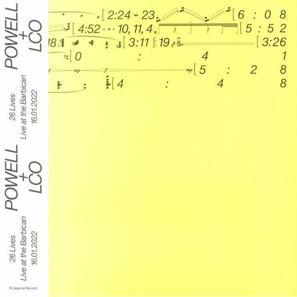 Powell + London Contemporary Orchestra - 26 Lives — front sleeve