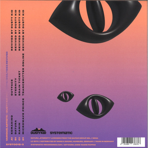 Dusty Kid - 1992/1993 Revived — back sleeve