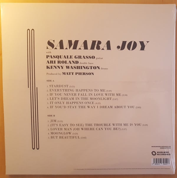 Samara Joy - Samara Joy — back sleeve