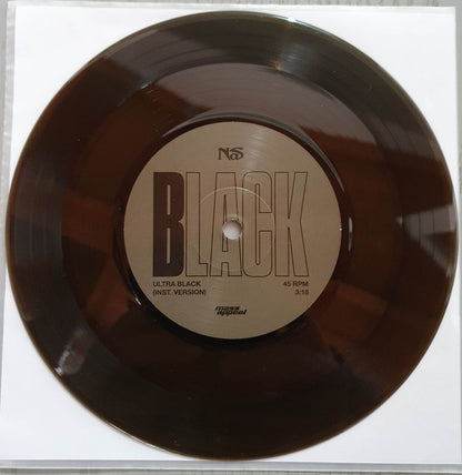 Nas : Ultra Black (7", Single, Bla)