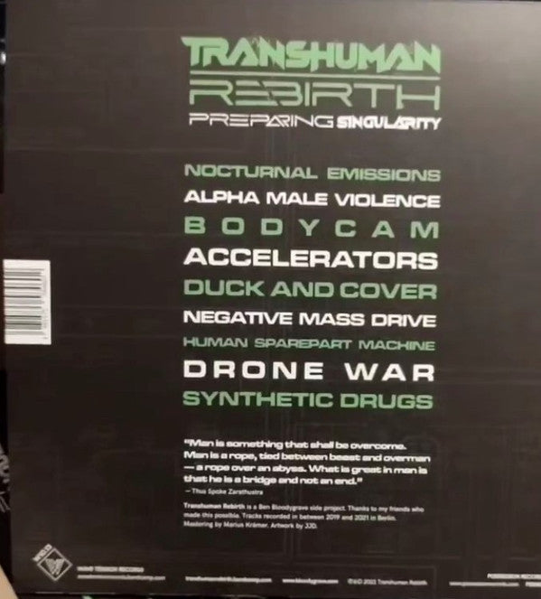 Transhuman Rebirth : Preparing Singularity (LP, Album)