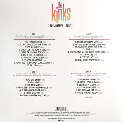 The Kinks : The Journey - Part 1 (2xLP, Comp, Mono, RM)
