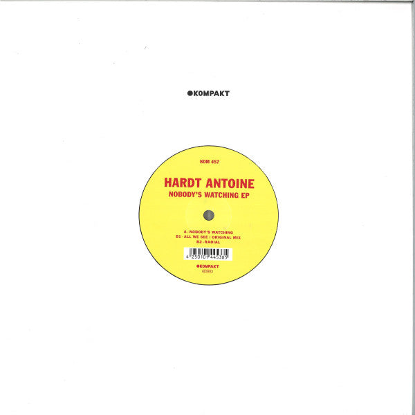 Hardt Antoine - Nobody's Watching Ep — front sleeve
