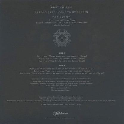 Damāvand : As Long As You Come To My Garden (LP + File, MP3, WAV)