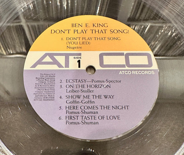 Ben E. King : Don't Play That Song! (LP, Mono, Ltd, Cle)