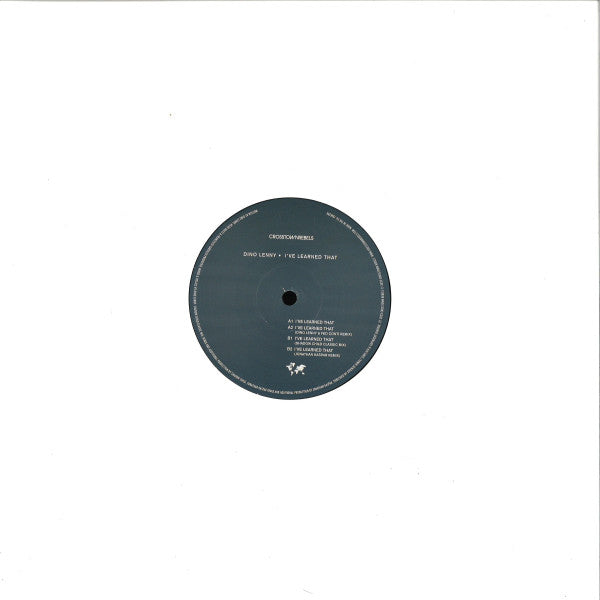 Dino Lenny - I’ve Learned That — front sleeve