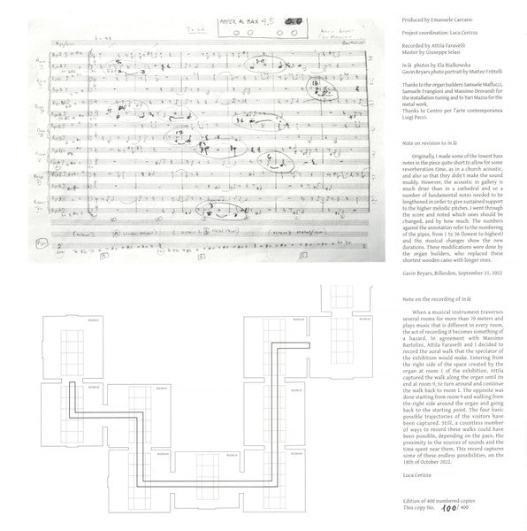 Gavin Bryars, Massimo Bartolini : In Là (LP, Album, Ltd)