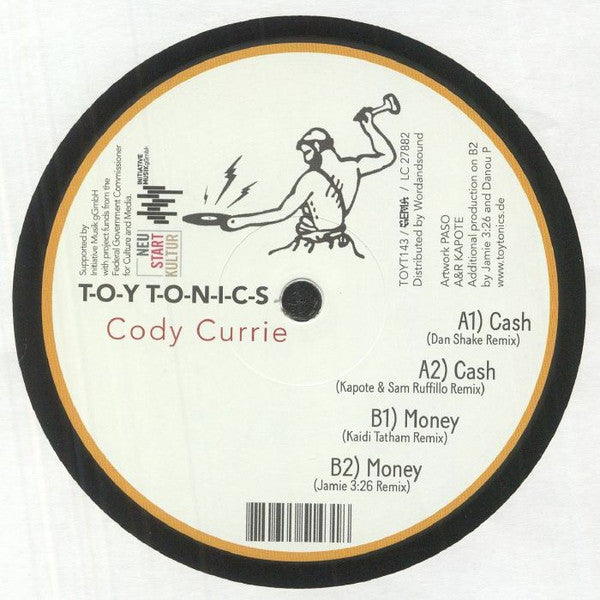 Cody Currie - Cash / Money Remixes — back sleeve