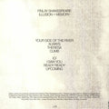 Finlay Shakespeare : Illusion + Memory (LP, Album)