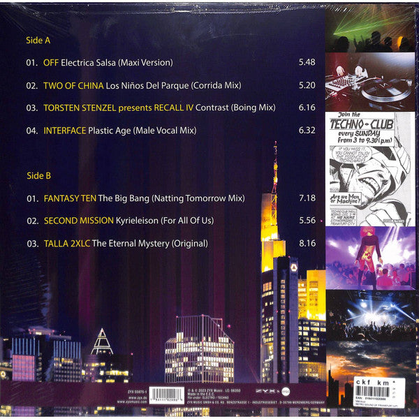 Various - Retro Sound Of Frankfurt — back sleeve