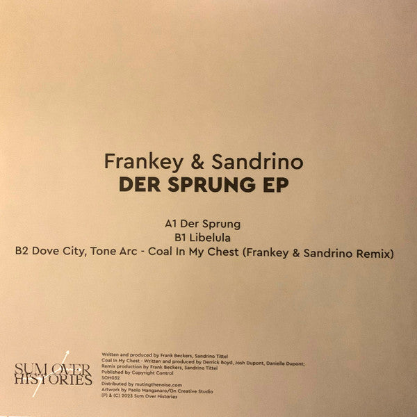 Frankey & Sandrino - Der Sprung EP — back sleeve