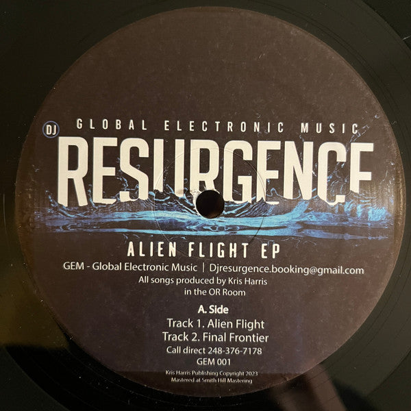 DJ Resurgence - Alien Flight EP — front sleeve