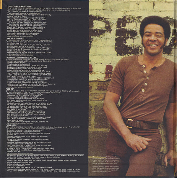 Bill Withers - Still Bill — back sleeve
