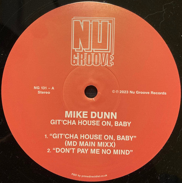 Mike Dunn : Git'cha House On, Baby (12")