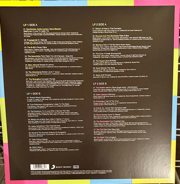 Various - Now 80s Alternative — back sleeve