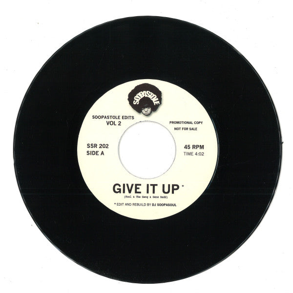 Kool & The Gang & Gene Redd / Aretha Franklin : Give It Up / Rock Steady (7", Num, Promo, RP, Unofficial)