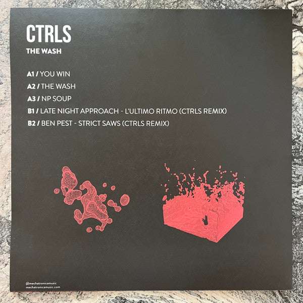 Ctrls - The Wash — back sleeve