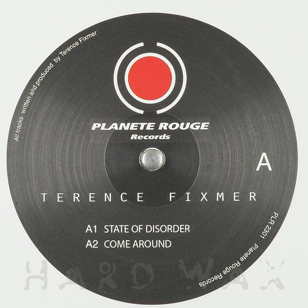 Terence Fixmer : State Of Disorder (12", EP, Ltd, Whi)