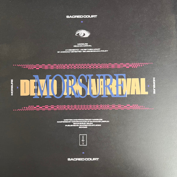 Morsure - Dead On Arrival — back sleeve