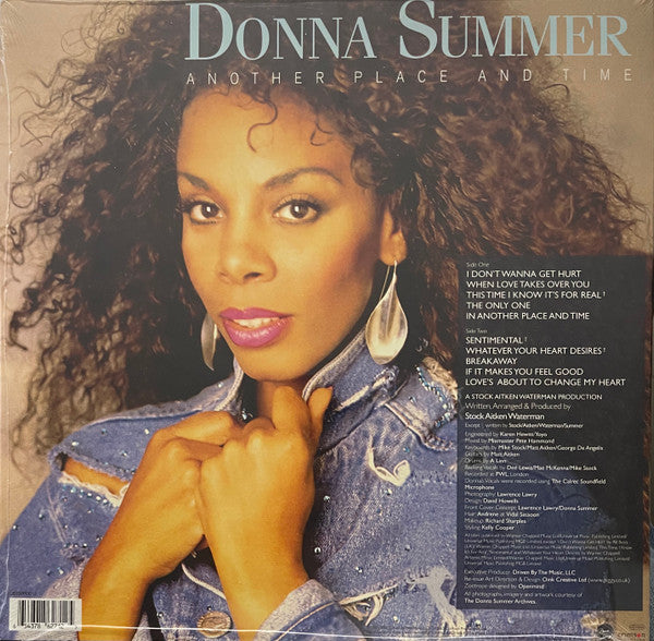 Donna Summer - Another Place And Time — back sleeve