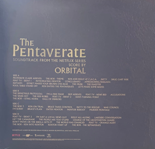Orbital : The Pentaverate (Original Soundtrack From The Netflix Series) (2xLP, Album, Gol)