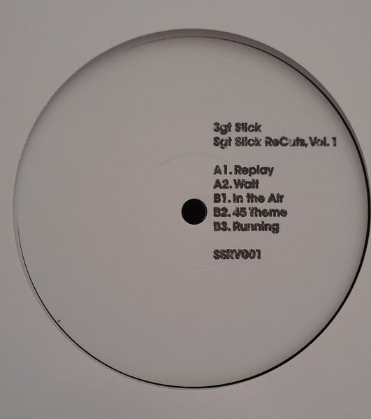 Sgt. Slick - Sgt Slick ReCuts Vol. 1 — front sleeve