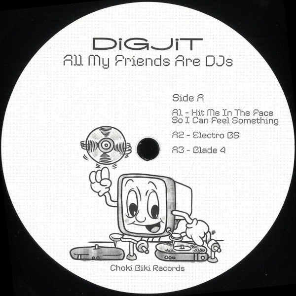 DiGJit - All My Friends Are Djs — front sleeve
