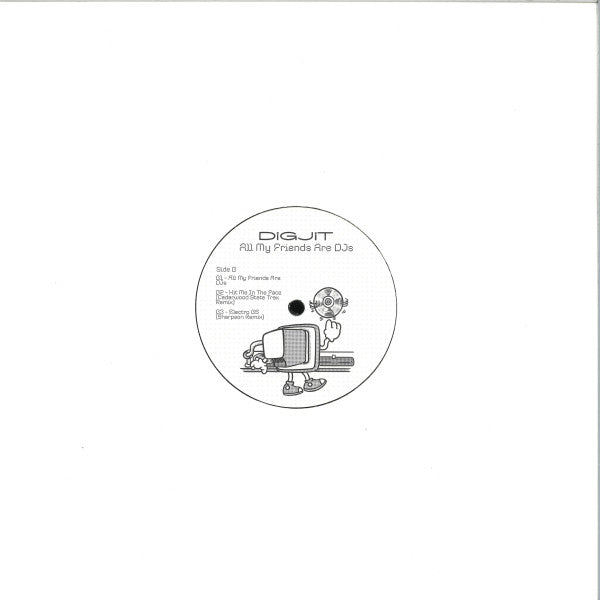 DiGJit - All My Friends Are Djs — back sleeve