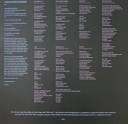 Forgotten Sunrise : elu (LP, Album)