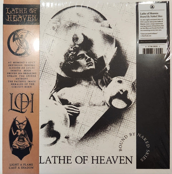 Lathe Of Heaven (2) : Bound By Naked Skies (LP, Album, Ltd, Whi)