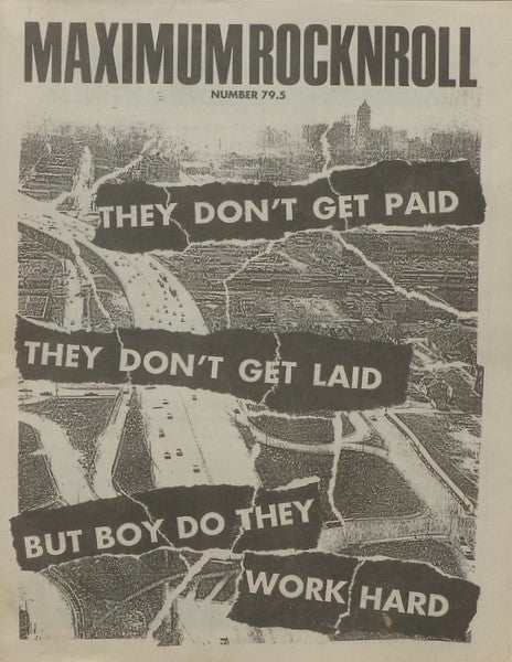 Various : They Don't Get Paid, They Don't Get Laid, But Boy Do They Work Hard! (A D.I.Y. Compilation) (LP, Album, Comp)