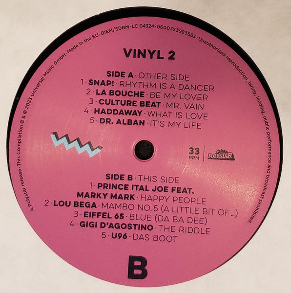 Various : Fetenhits - The Real 90s (4xLP, Comp)