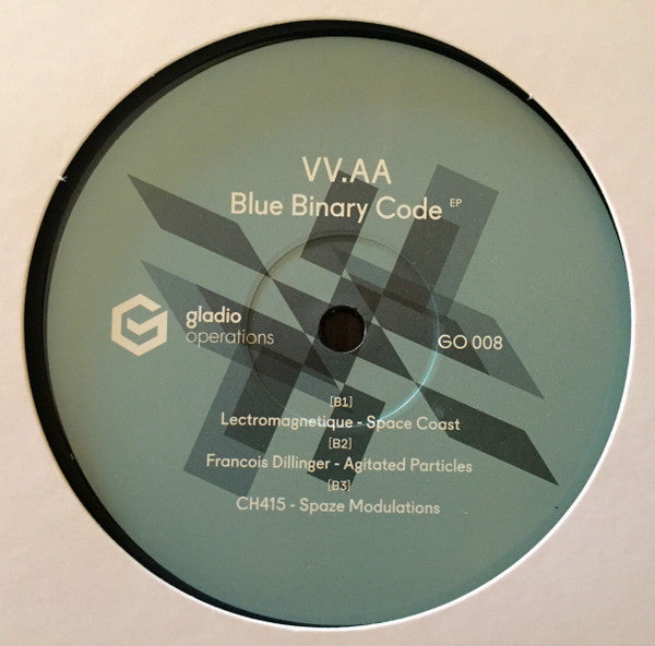 Various - Blue Binary Code EP — back sleeve