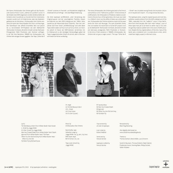 L' Ambassadeur Des Ombres - Strike Me If I Shriek — back sleeve