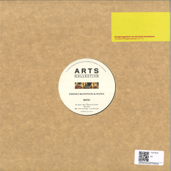 Thimo Konings & Sama  - Matic — front sleeve