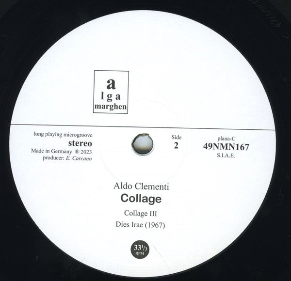Aldo Clementi : Collage (LP)