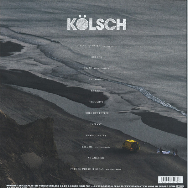 Kölsch - I Talk To Water — back sleeve