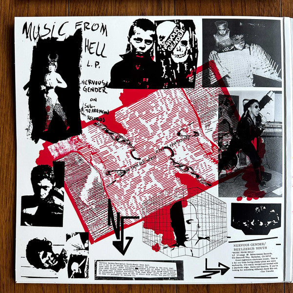 Nervous Gender : Music From Hell (LP, Album, RE + LP, Comp + Dlx, RM)