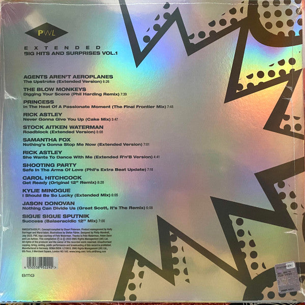 Various : PWL Extended (Big Hits And Surprises Vol.1) (2xLP, Comp)