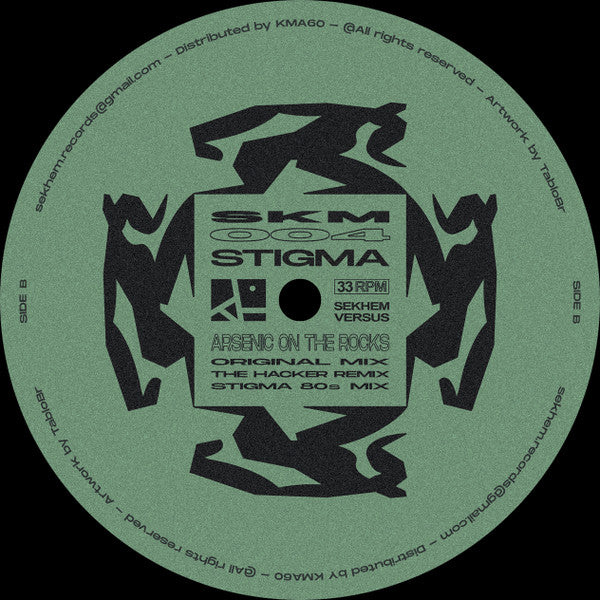 The Hacker / Stigma  - Versus — back sleeve