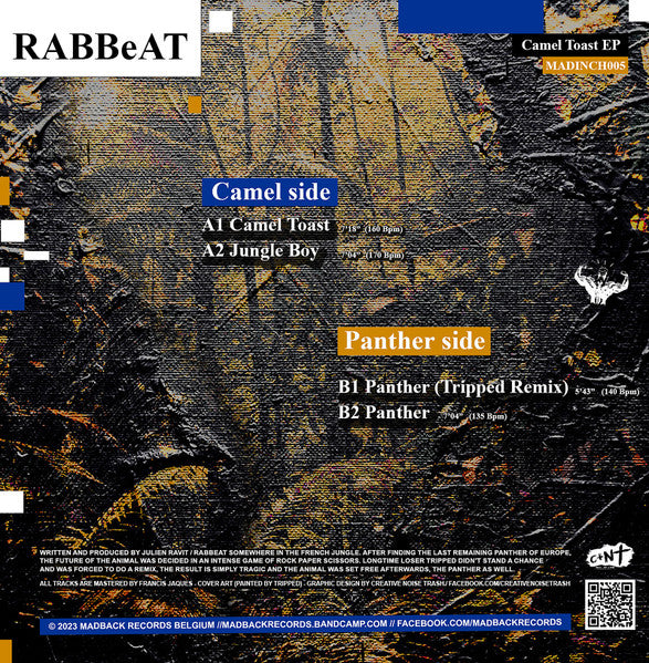 RAßßeAT : Camel Toast EP (12", EP, Blu)