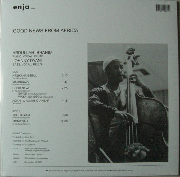 Abdullah Ibrahim - Good News From Africa — back sleeve